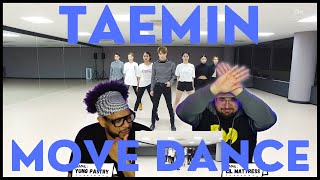 Taemin Move Dance Practice Reaction [upl. by Obelia]