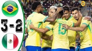 Brazil vs Mexico 32 friendly match highlights [upl. by Durrej]