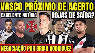 VASCO PRÓXIMO DE ACERTO COM ZAGUEIRO PEDRINHO NEGOCIA POR BRIAN RODRIGUEZ ROBERT ROJAS DE SAÍDA [upl. by Vez]