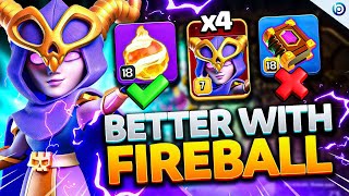 FIREBALL  SUPER WITCHES are PERFECT COMBINATION  Best TH16 Attack Strategy Clash of Clans [upl. by Ecnedac]