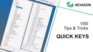 VISI Tips amp Tricks – Quick Keys Setup [upl. by Erasaec]