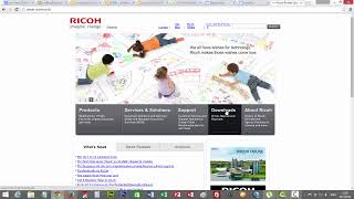 วิธีติดตั้ง Driver เครื่องพิมพ์ Ricoh Aficio MP201 [upl. by Airt]