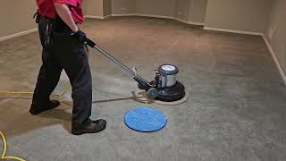 Cleaning Red  White  Blue Paint amp Oil Stains on Carpeting Carpet Cleaning SETT  VLM [upl. by Vokay900]