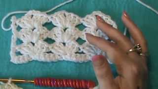 How to Crochet the quotLacy Shell Stitchquot [upl. by Nov]