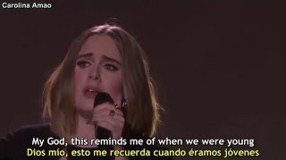 Adele  When We Were Young Lyrics  Sub Español [upl. by Anitnas]