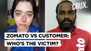 Zomato Replies To The Woman Who Alleged Delivery Man ‘Punched’ Her  Who Is The Real Victim [upl. by Nowd]