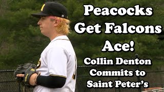 Collin Denton  Monmouth Regional Ace Commits to Saint Peters University [upl. by Burkle]