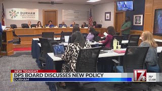 Durham school board discusses new policy [upl. by Ohare812]