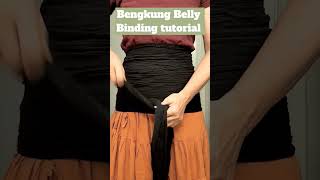 Bengkung Belly Binding Tutorial bellybinding [upl. by Park]