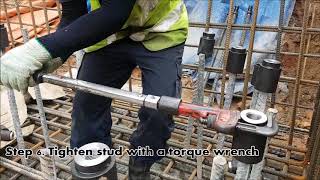 Wedge Lock Coupler for Rebar [upl. by Akinam]