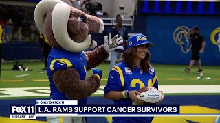 LA Rams Celebrate Cancer Survivorsand it Gets Emotional [upl. by Homere]