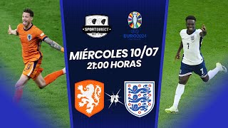 🔴 DIRECTO  PAÍSES BAJOS vs INGLATERRA  Semifinales Eurocopa 2024  SportDirect Radio [upl. by Yeliac510]