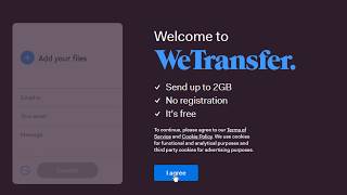 How to use WeTransfer file transfer service [upl. by Orella]