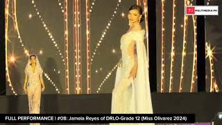 FULL PERFORMANCE Jameia Reyes DRLO  Grade 12  Miss Olivarez 2024 [upl. by Johns]