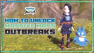 How to Unlock Massive Mass Outbreaks  Pokemon Legends Arceus Daybreak Update [upl. by Melany]