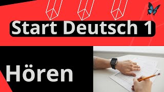 Start Deutsch 1  Goethe Zertifikat A1 Hören [upl. by Orms34]