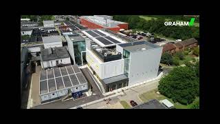 Hinchingbrooke Theatres Block drone and timeloop video [upl. by Kassandra150]