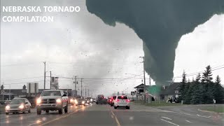 Violent Tornado Hit Lincoln Nebraska  Tornado 2024 [upl. by Ridgley]