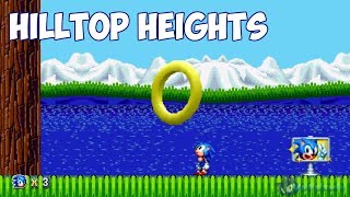 Hilltop Heights  Sonic Mania Mods  Walkthrough [upl. by Yslek]