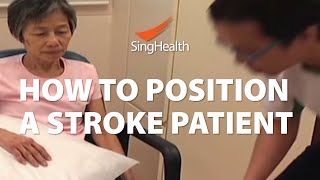 How To Position A Stroke Patient [upl. by Tanah]