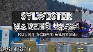 🔴Zakopane SYLWESTER MARZEŃ 2023 zwiedzamy scenę tuż przed rozpoczęciem imprezy 20231231 AMSR [upl. by Ariaek]