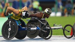 Athletics  Mens 5000m  T54 Final  Rio 2016 Paralympic Games [upl. by Ardnauqal923]