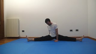 Esercizi di stretching a terra per le gambe  tutorial  migliorare elasticità spaccata split [upl. by Sherie237]