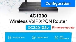 TpLink Xpon ONT Dual Band Router Configuration TpLink Xpon ONT Firmware Upgrade WiFi Password [upl. by Ahsenom]