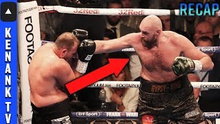 AMAZING Tyson Fury DOMINATES Francesco Pianeta Full Fight Recap HD  Highlight Talk Wilder [upl. by Onailime]