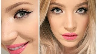 Easy ish way to do Winged Eyeliner  Stephanie Lange [upl. by Northrop766]