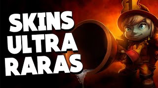 SKINS ULTRA RARAS QUE SE VOCÊ TIVER SUA CONTA VALE OURO VOCÊ É MUITO SORTUDO POR TER GANHO ELAS [upl. by Walke]