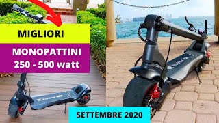 I Migliori 8 MONOPATTINI ELETTRICI del 2021 da 250 a 500watt [upl. by Odrude]