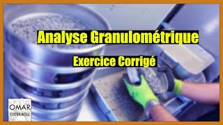 Exercice DAnalyse Granulométrique [upl. by Asiral]