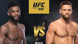 UFC 300 ALJAMAIN STERLING VS CALVIN KATTAR 3 ROUND FIGHT [upl. by Terag]