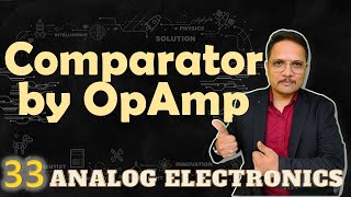 Comparator using OpAmp Basics Working amp Waveforms  Inverting NonInverting amp Window Comparator [upl. by Nairda]