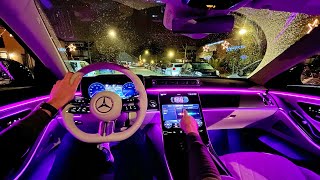 2021 MercedesBenz S Class NIGHT DRIVE by AutoTopNL [upl. by Anonyw]