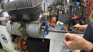 Yamaha HS1 90 twin engine disassembly [upl. by Rudman]