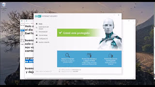 Activa ESET NOD32 Y INTERNET SECURITY FUNCIONANDO PARA WINDOWS 10 81 7 Y VISTA JUNIO 2022 [upl. by Tudela]