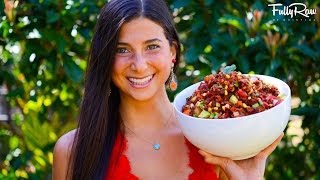 FullyRaw Vegan Chili [upl. by Ylrebmek]