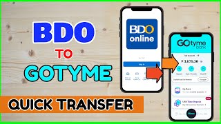 How to Transfer from BDO to GoTyme Online  BDO to GoTyme Send Money Padala How Much [upl. by Olimac390]