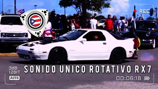 Sonido Unico Rotativo Mazda RX7 en Puerto Rico  2 Step [upl. by Minabe]