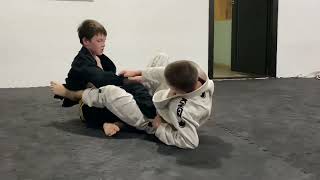 bjj kids fighting  orange belt  Tselovalnik Maksim vs Shadrin Marat [upl. by Mell]