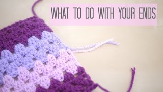 Crochet basics What to do with your ends  Bella Coco [upl. by Travax]