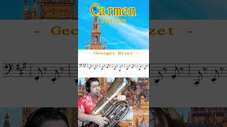 Never Ending Loop Carmen Overture  Georges Bizet Pt 1 tuba orchestra brass [upl. by Adnirolc]