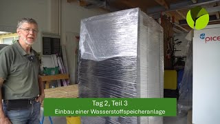 Energie mit Plan installiert eine Wasserstoffspeicheranlage  Tag 2 Teil 3 [upl. by Anirret]