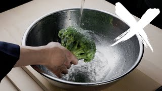 Many people mistakenly how to wash the broccoli  Cooking Tips for Beginners [upl. by Cronin]