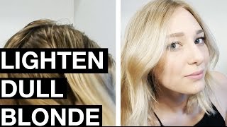 How To Pearl Blonde Hair  Lighten amp Tone Tutorial by Mirella Manelli  Kenra Color [upl. by Munster]