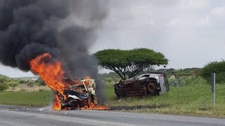 Accident on R521 Polokwane  Dendron road [upl. by Yrneh]