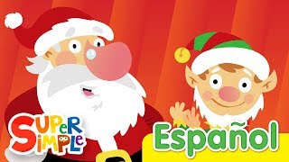 SANTA  Canciones Infantiles De Navidad  Super Simple Español [upl. by Picco]