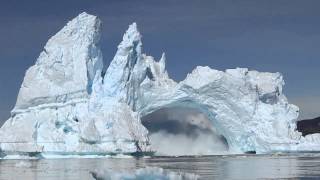 iceberg crashing in Diskobay Greenland [upl. by Steady192]